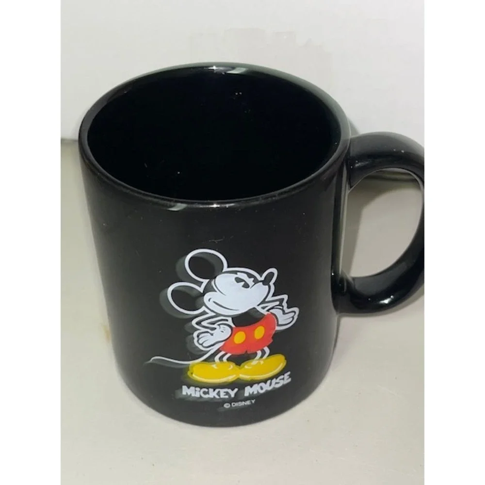 Black Mickey Mouse Mug Cup‎ Disney Character Coffee Tea Mug - Picture 2 of 3